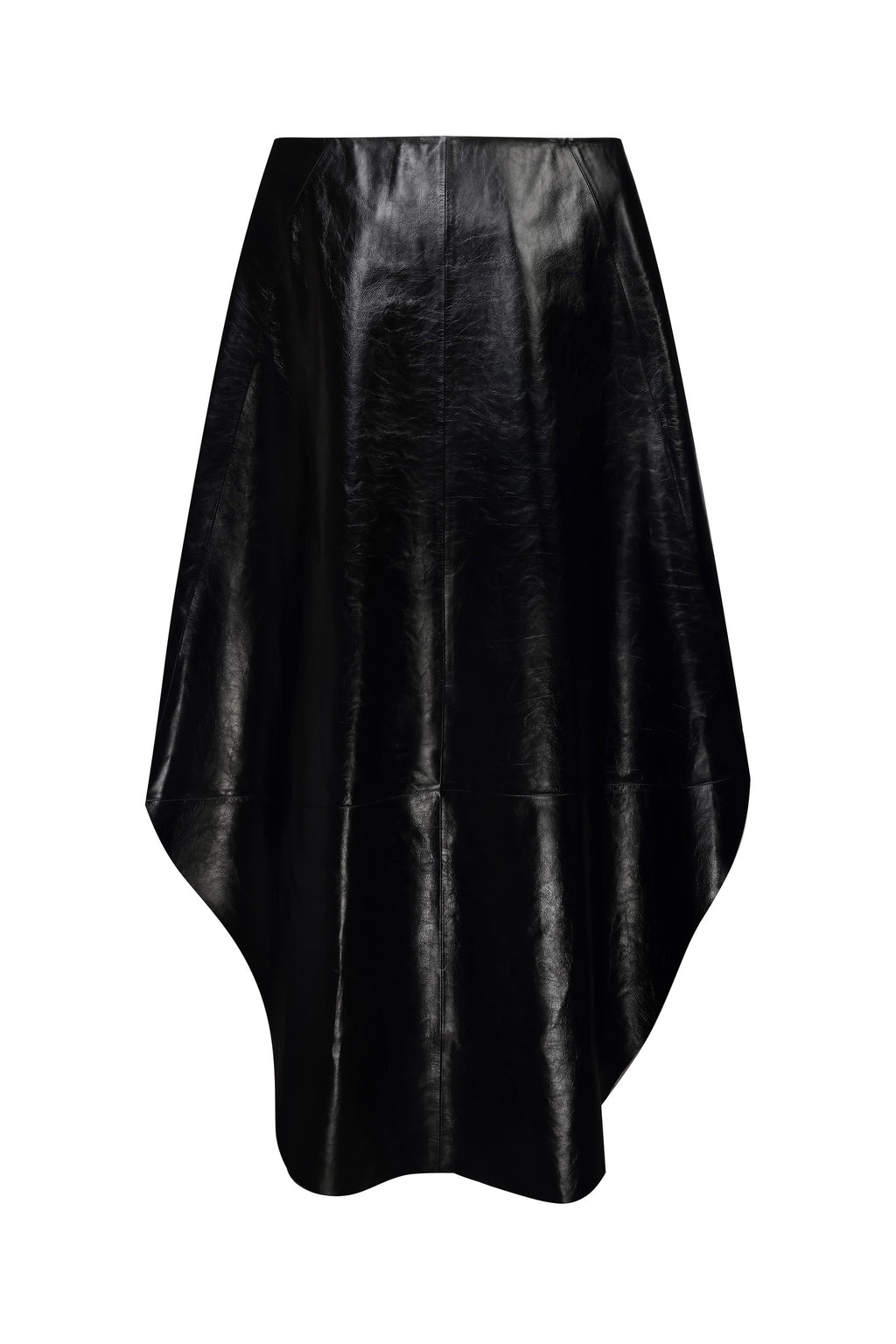Patent leather cape