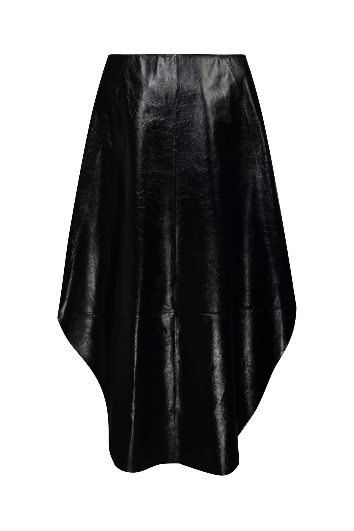 Patent leather cape