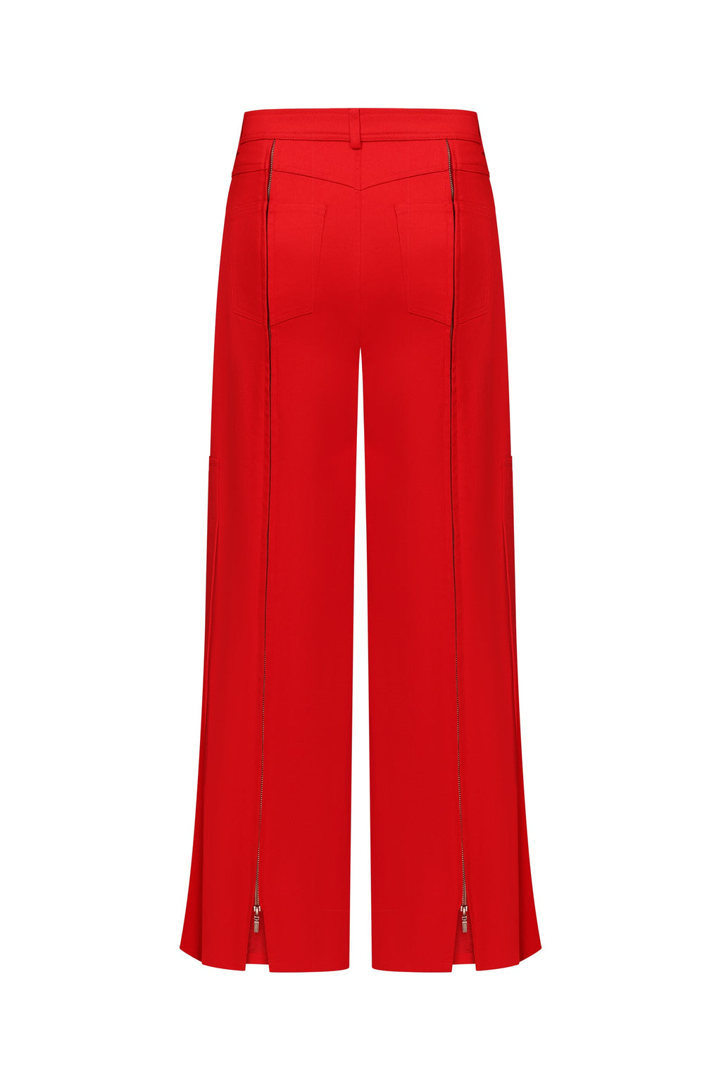 Zip-slit pants