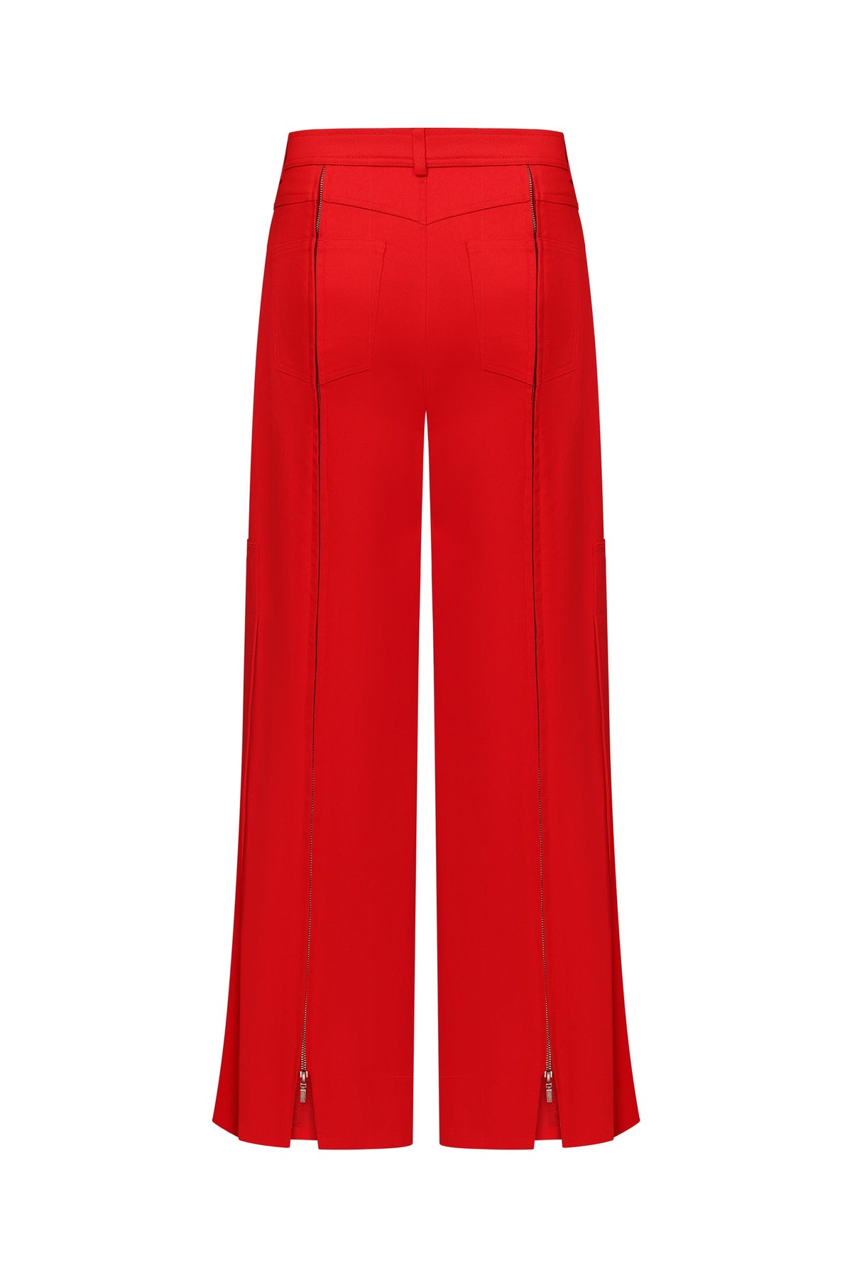 Zip-slit pants