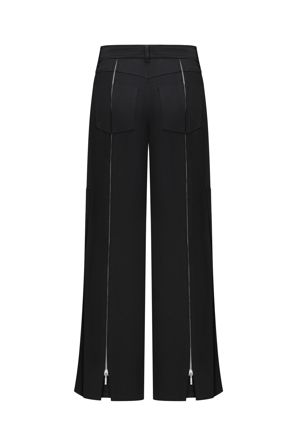 Zip-slit pants