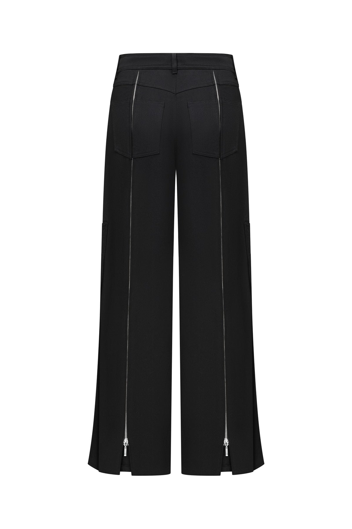 Zip-slit pants