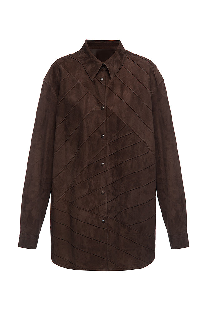 Suede shirt
