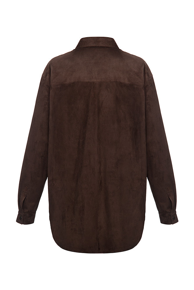 Suede shirt