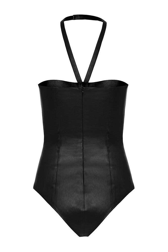 Leather bodysuit