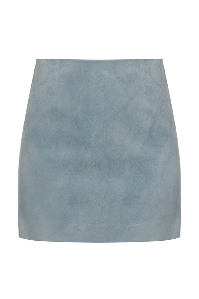 Suede skirt