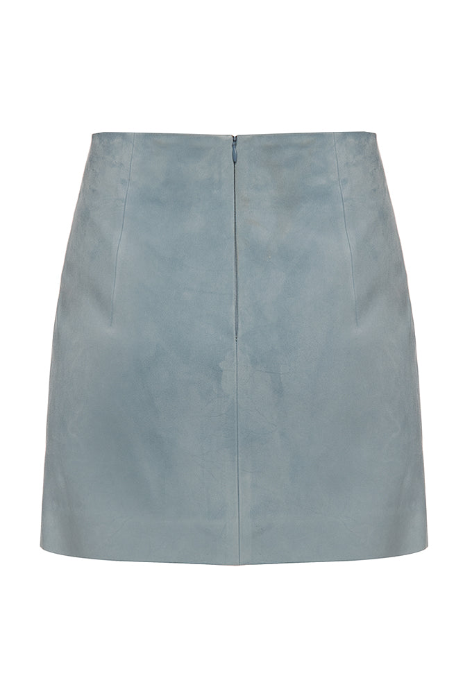 Suede skirt