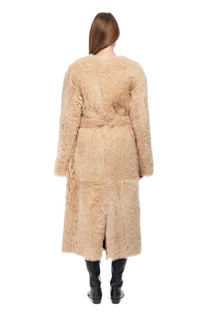 Ginger Sheepskin coat