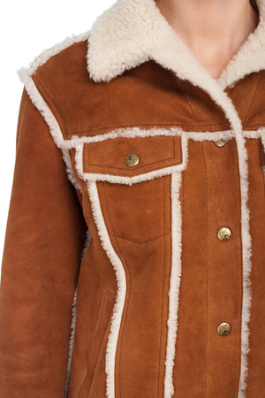 Ginger Sheepskin coat