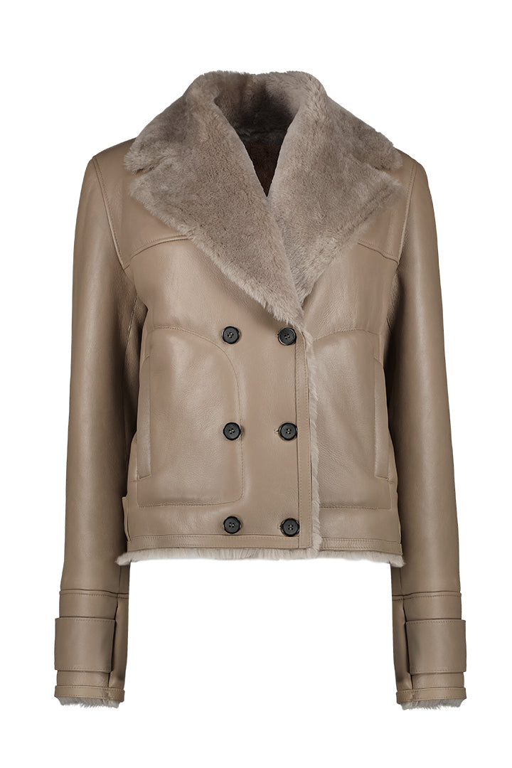 Sheepskin jacket