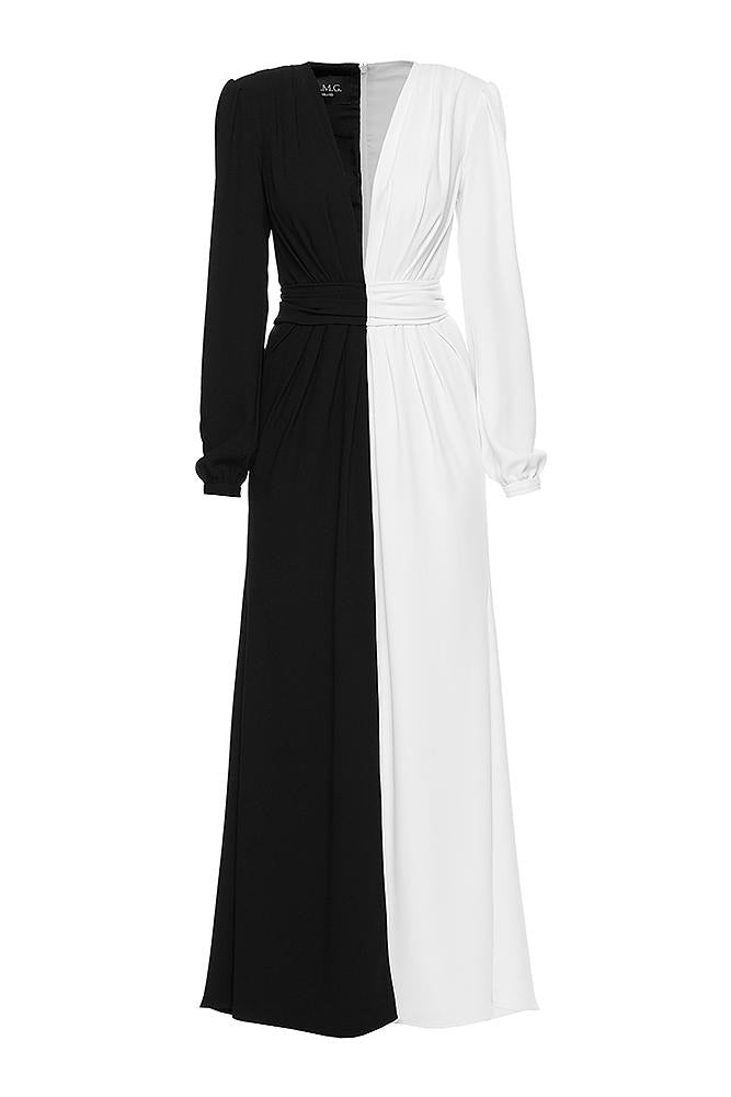 Black and White Dress AMG Brand Black and White Dress AMG Brand