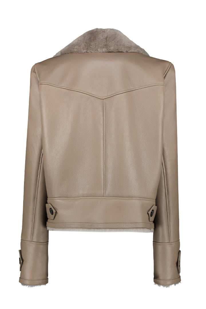 Sheepskin jacket